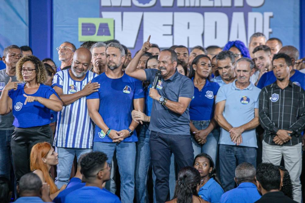 Elinaldo e Flávio pedem esforço de lideranças e militância para combater “mentiras” do adversário petista
