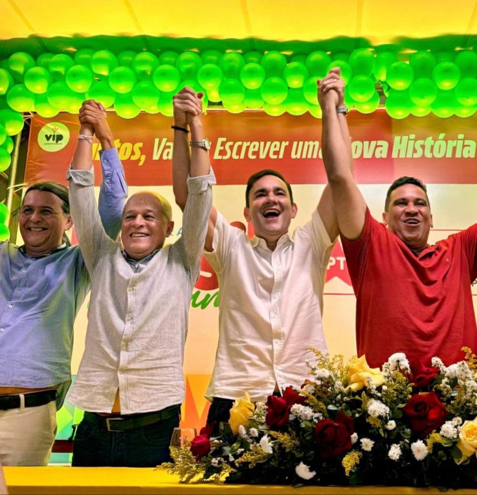 Em coletiva de imprensa, Gustavo Carmo (PSD) é oficializado pré-candidato a prefeito de Alagoinhas e Luciano Sérgio (PT), como vice