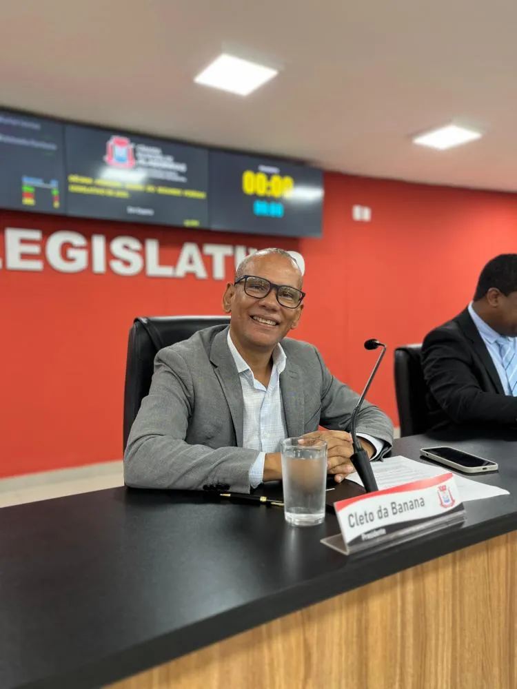 Tribunal de Justiça determina retorno do vereador Cleto da Banana à presidência da Câmara Municipal