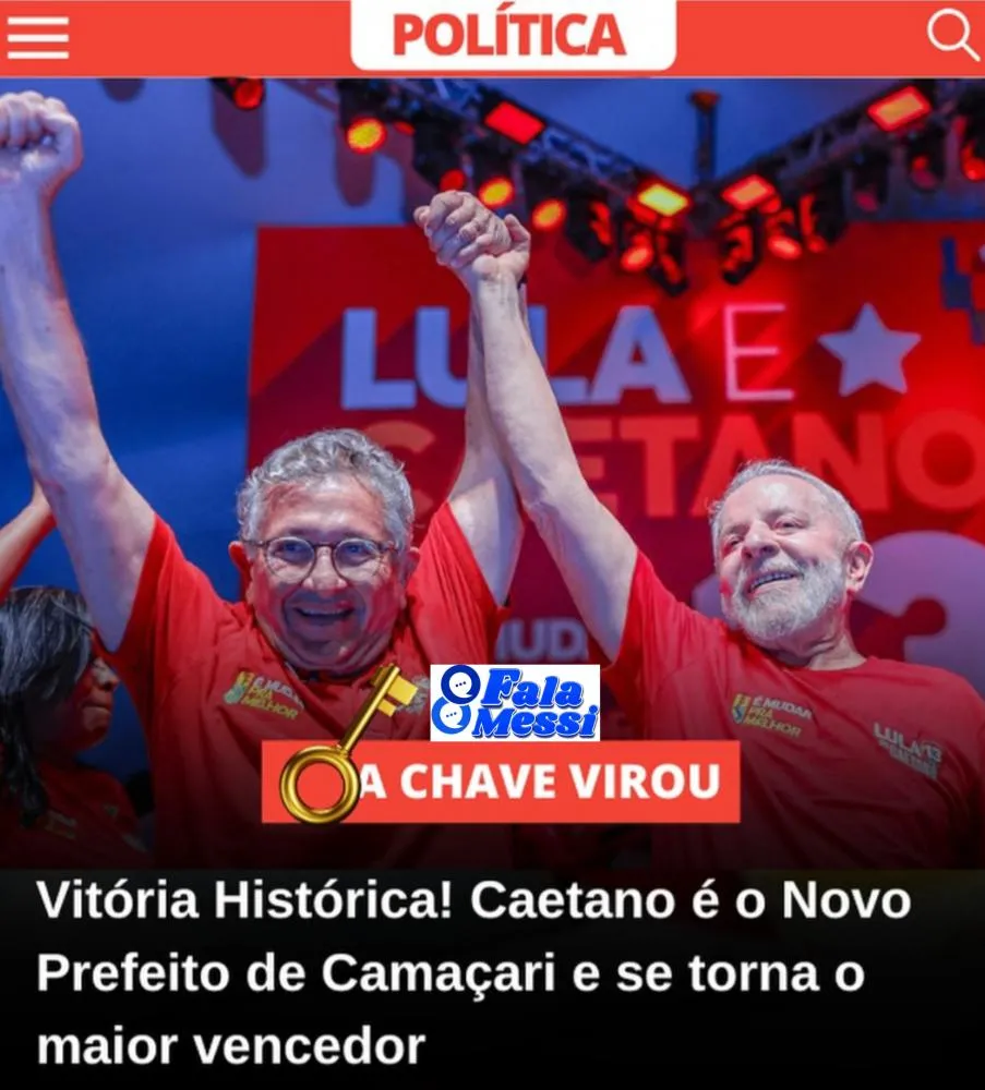 O candidato do Partido dos Trabalhadores, Luiz Caetano foi eleito com 50,9% dos votos válidos 
